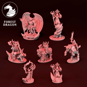 Character Pack - Despoilers - 10mm - Forest Dragon