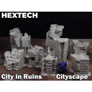 HEXTECH - CITY IN RUINS - CITYSCAPE SET