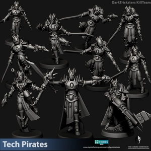 Dark Tricksters Kill Team - TechPirates - 28mm