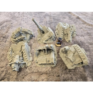 Destroyed Tanks - Sci-fi 25-32mm Destroyed Tanks - Sci-fi 25-32mm