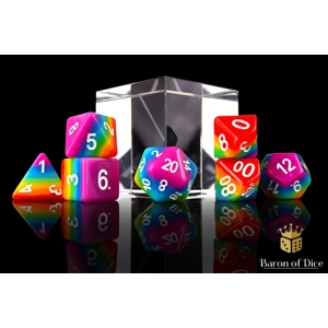 Pastel RPG Dice Set - 7 Pieces - Baron of Dice