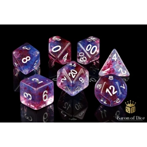 Azurite RPG Dice - 7 Pieces - Barons of Dice Azurite RPG Dice - 7 Pieces - Barons of Dice