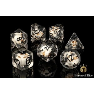 Bones & Bats RPG Dice Set - 7 Pieces - Baron of Dice Bones & Bats RPG Dice Set - 7 Pieces - Baron of Dice