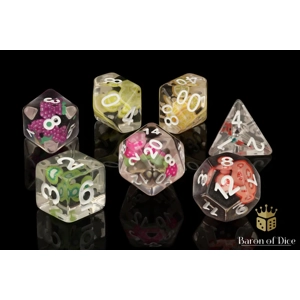Fruit RPG Dice Set - 7 Pieces - Baron of Dice