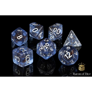 Sapphire RPG Dice Set - 7 Pieces - Baron of Dice