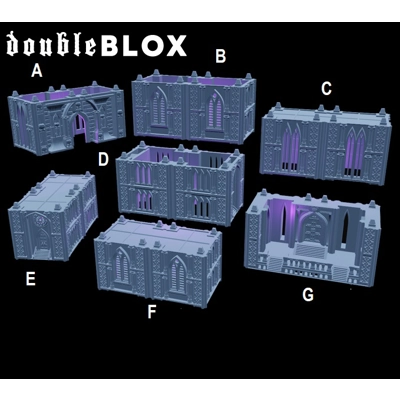 GothicBlox Doubles & Packs - 6mm GothicBlox Doubles & Packs - 6mm