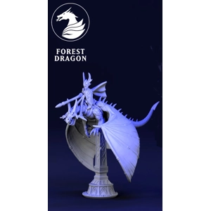 Dragon Riders - Noble Elfs - 10mm - Forest Dragon