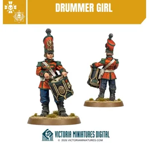 Drummer Girl - Victoria Miniatures