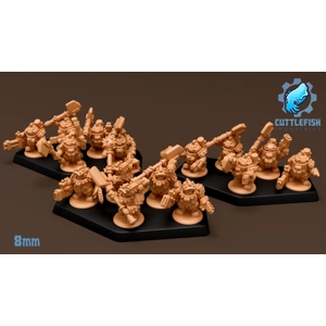 Short Legged Miners - 8mm - Cuttlefish Industries