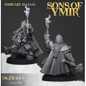 Dwarf Runemaster 2- 25mm to 32mm - Sons of YMIR