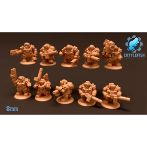 Short Legged Warriors - 8mm - Cuttlefish Industries