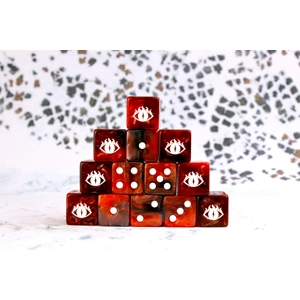 Evil Eye Square 16mm Dice