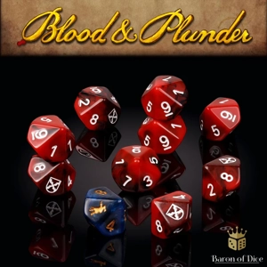 Blood & Plunder: Spain - Official Dice Set - Baron of Dice