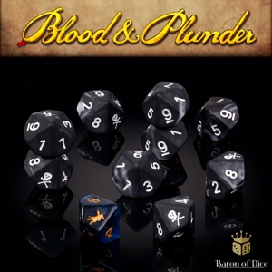 Blood & Plunder - Pirates - Official Dice Set - Barons of Dice
