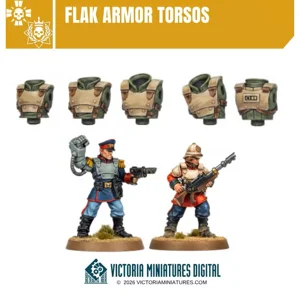 Flak Armour Torsos)- Victoria Miniatures