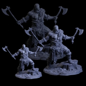 Freki - The Boarheaded - 32mm, 40mm, 75mm & 1:12 scale Mini Freki - The Boarheaded - 32mm, 40mm, 75mm & 1:12 scale Mini