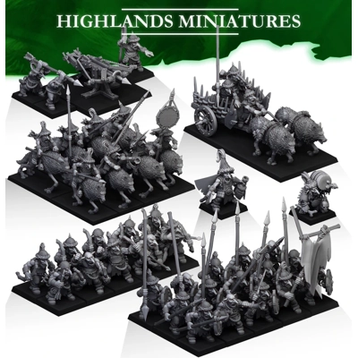 Steppe Goblin V.1 -28mm -  Highland Miniatures