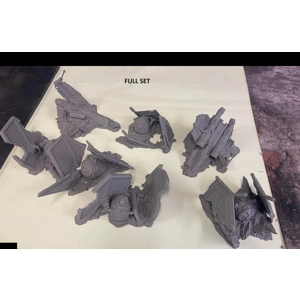 Crashed Ships - Sci fi - 25mm Crashed Ships - Sci fi - 25mm