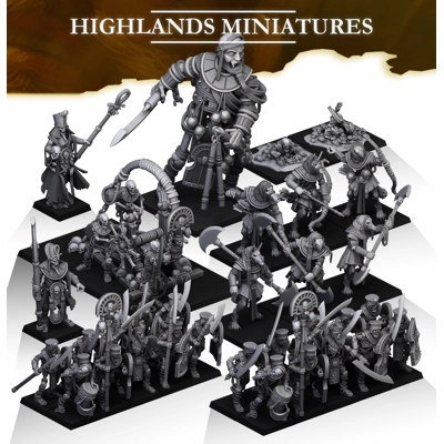 Tomb Kings- Eternal Dynasties - 25mm to 32mm