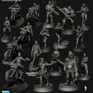 Wasteland Elves 28mm - Edge Miniatures