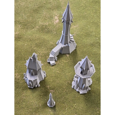 Elven Buildings 10mm - Txarli Factory Elven Buildings 10mm - Txarli Factory