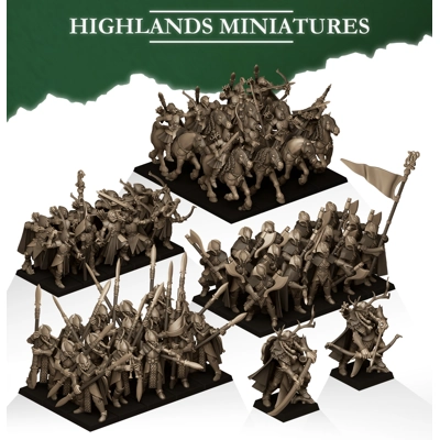 Feral Elves - 28mm to 32mm Highland Miniatures