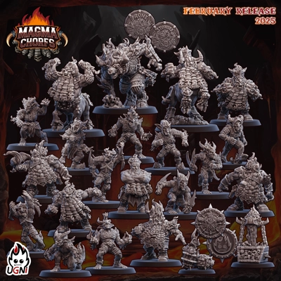Magma Dwarf/Chorfs CHAOS Bloodbowl Team Magma Dwarf/Chorfs CHAOS Bloodbowl Team