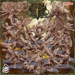 Wood Elves (Tree Dryads Style) - Elves - Bloodbowl Team