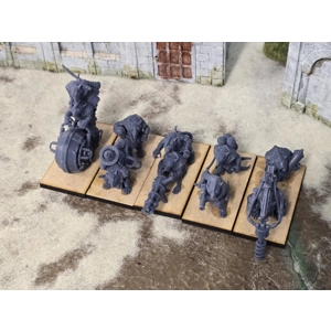 Vermin Heavy Weapons Squad - 28mm to 32mm - Sewer Rats