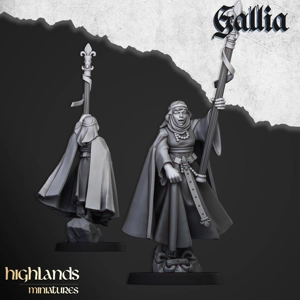 Damsel of Gallia on foot - 25mm to 32mm - Highland Miniatures