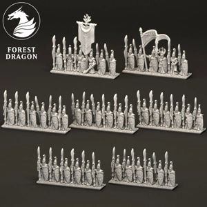 Aurethil Glave Infantry - 10mm - Forest Dragon