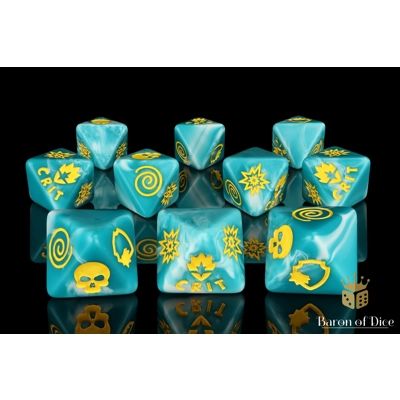 Superhero Guardians D8 Dice Set Superhero Guardians D8 Dice Set