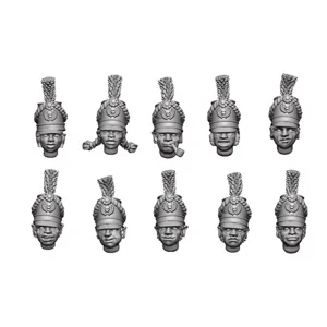 Halfling Shako heads - Victoria Miniatures