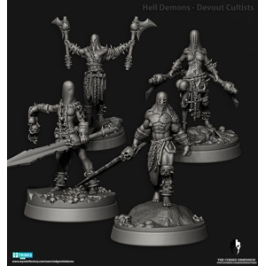 Hell Beast Cultists Set 28mm - Followers of Change Change