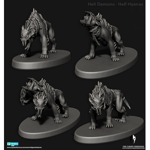 Hell Beast Hyenas Set 28mm - Followers of Change