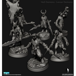 Hell Beast Lesser demon Set 28mm - Followers of Change
