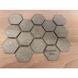 Hex Base - Battletech - MDF