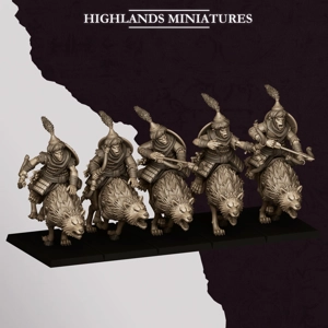 Hobgoblin Archer Riders - 25mm to 32mm - Cult of Marduk