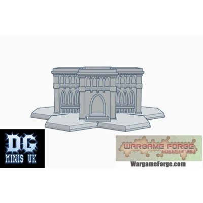 Gothic Epic Building 1 with Hex Base Gothic Epic Building 1 with Hex Base