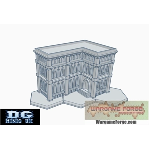 Gothic Epic Building 18 with Hex Base
