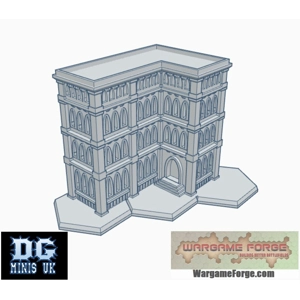 Gothic Epic Building 19 with Hex Base