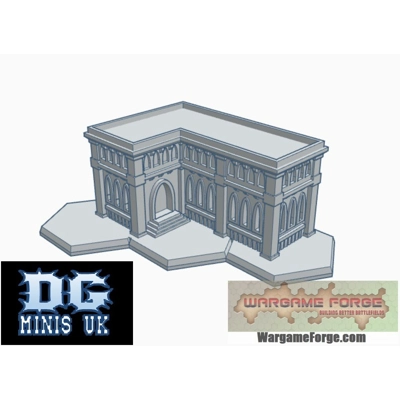 Gothic Epic Building 21 with Hex Base Gothic Epic Building 21 with Hex Base