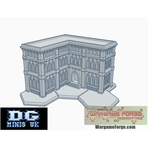 Gothic Epic Building 14 with Hex Base