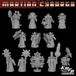 Auxillary Command Set 8mm Martian Cyborgs