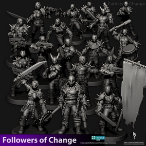Cultists of Change 28mm - Followers of Change