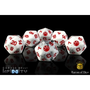 Japanese Secessionist Army Infinity Dice Set