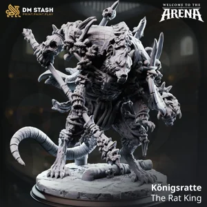 Königsratte - The Rat King - 32mm RPG Model