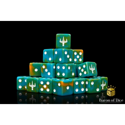 Kings of War: Trident Realm - Official Dice Set Kings of War: Trident Realm - Official Dice Set
