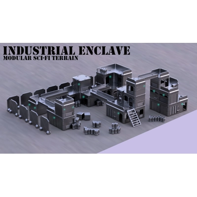 Industrial Enclave - Sci-Fi Terrain - Vanguard Terrain