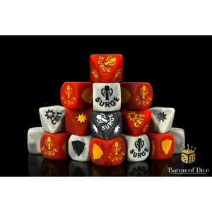Droid General Matte Galactic Legion Dice Set of 25